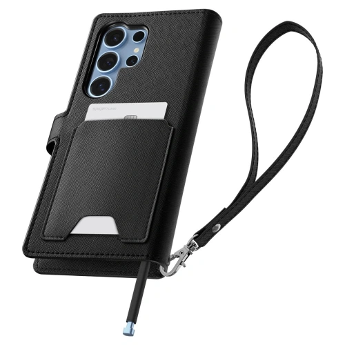 Kup Etui s klopou Spigen Wallet S Samsung Galaxy S25 Ultra Černá - SPN16655 - {ean13} - Sklep Home Screen