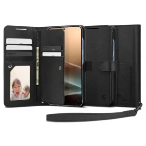 Kup Etui z klapką Spigen Wallet S Samsung Galaxy S25+ Plus Black - SPN16656 - {ean13} - Sklep Home Screen