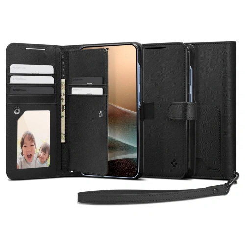 Kup Spigen Wallet S Samsung Galaxy S25+ Plus Fekete - SPN16656 - {ean13} - Sklep Home Screen