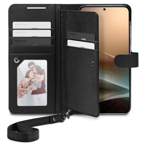 Kup Spigen Wallet S Samsung Galaxy S25+ Plus Fekete - SPN16656 - {ean13} - Sklep Home Screen