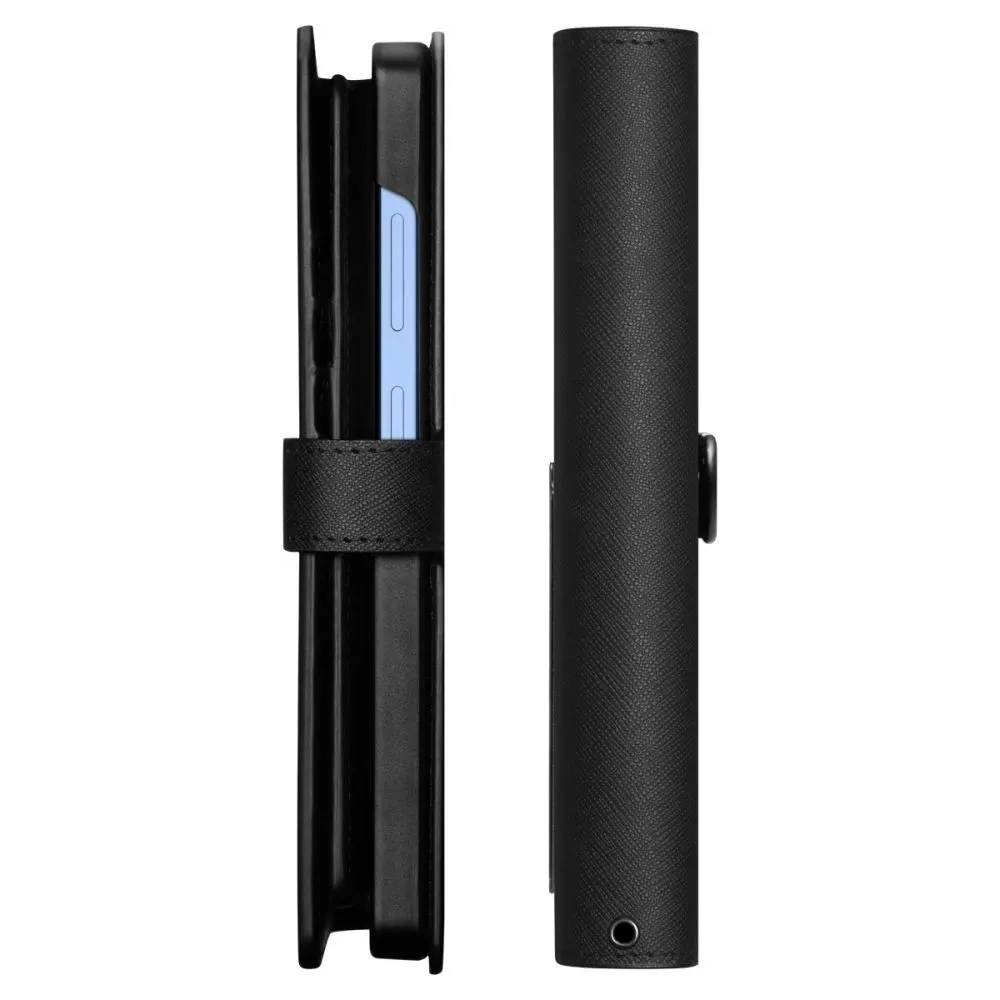 Etui z klapką Spigen Wallet S Samsung Galaxy S25+ Plus Black