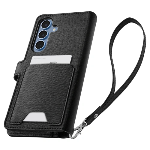 Kup Spigen Wallet S Samsung Galaxy S25+ Plus Fekete - SPN16656 - {ean13} - Sklep Home Screen