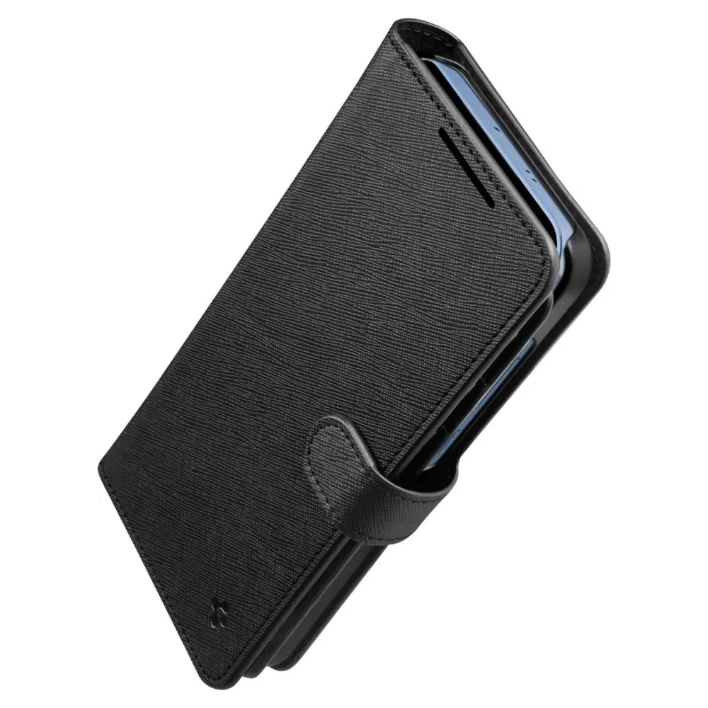 Etui z klapką Spigen Wallet S Samsung Galaxy S25+ Plus Black