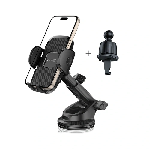 Kup Uchwyt samochodowy na kokpit / szybę / do kratki Tech-Protect V3 Universal Dashboard & Vent Car Mount Black - THP3897 - {ean13} - Sklep Home Screen