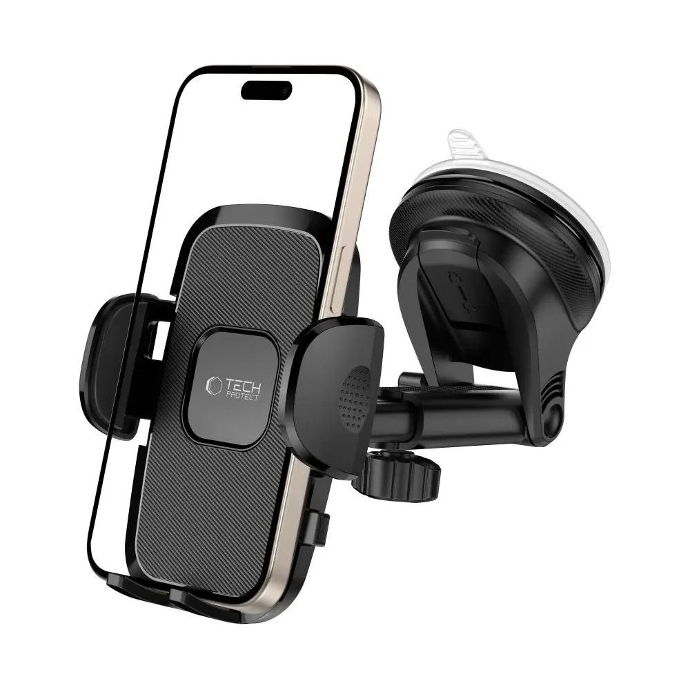 Uchwyt samochodowy na kokpit / szybę / do kratki Tech-Protect V3 Universal Dashboard & Vent Car Mount Black