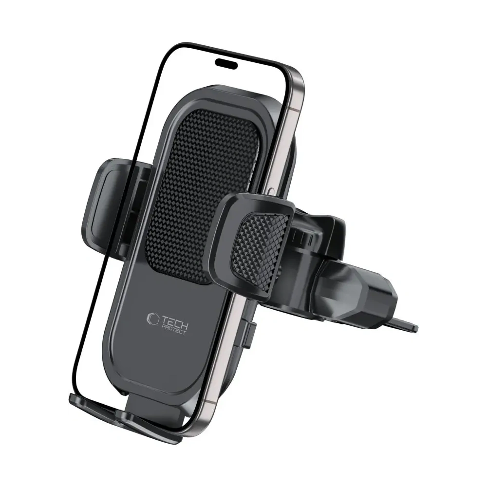 Uchwyt samochodowy do kratki Tech-Protect V8 Universal CD & Vent Car Mount Black
