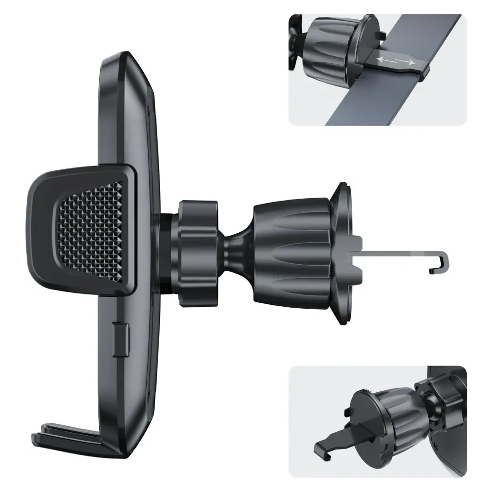 Uchwyt samochodowy do kratki Tech-Protect V8 Universal CD & Vent Car Mount Black