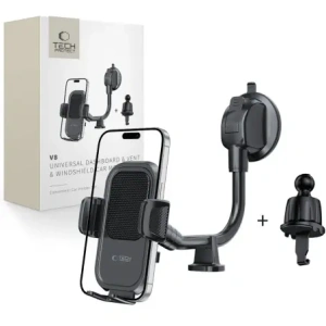 Kup Tech-Protect Suport universal cu braț lung pentru tabloul de bord și parbriz V8 Negru - THP3900 - {ean13} - Sklep Home Screen