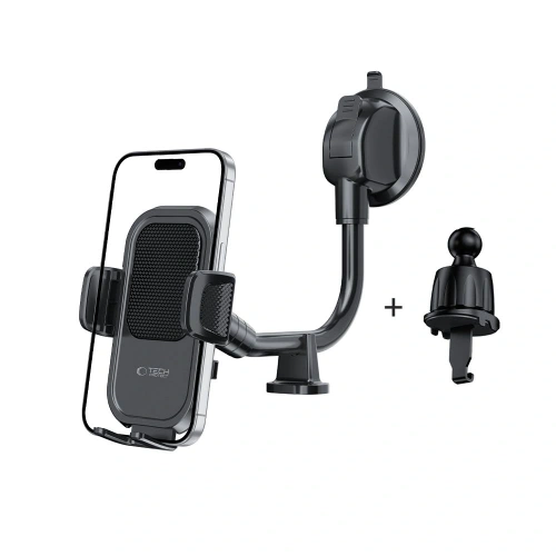 Kup Upevnění do auta na kokpit / sklo Tech-Protect V8 Univerzální dlouhá ramena pro upevnění na palubní desku a sklo černé barvy - THP3900 - {ean13} - Sklep Home Screen