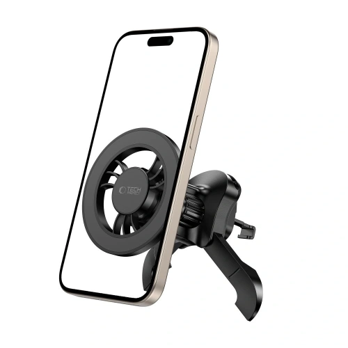 Kup Magnetický držák do auta na mřížku Tech-Protect N56 Magnetic MagSafe Stabilní držák do auta černý - THP3901 - {ean13} - Sklep Home Screen