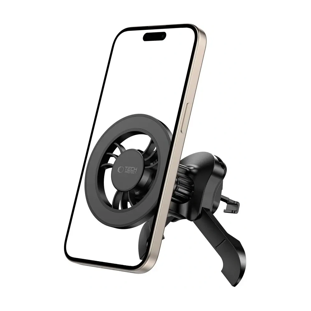 Magnetyczny uchwyt samochodowy do kratki Tech-Protect N56 Magnetic MagSafe Stable Vent Car Mount Black