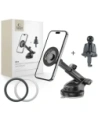 Magnetyczny uchwyt samochodowy na kokpit / szybę / do kratki Tech-Protect N58 Magnetic MagSafe Dashboard & Vent Car Mount Black