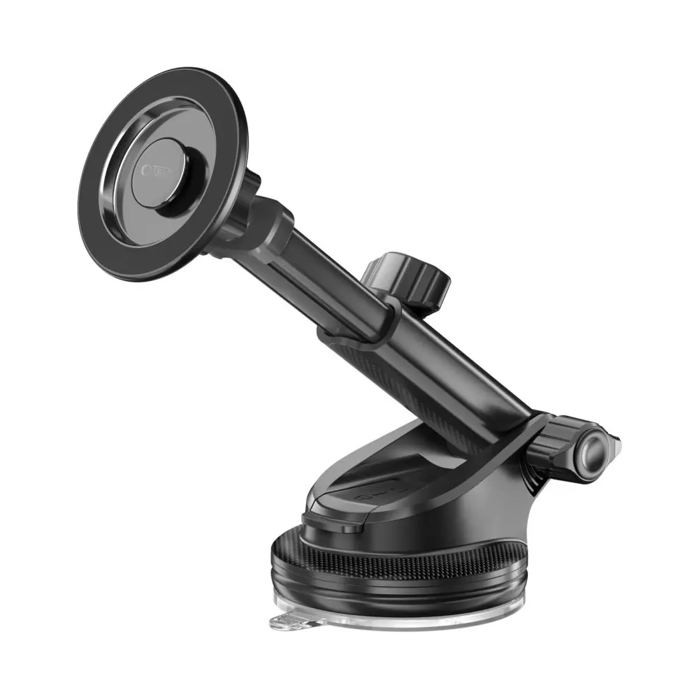 Magnetyczny uchwyt samochodowy na kokpit / szybę / do kratki Tech-Protect N58 Magnetic MagSafe Dashboard & Vent Car Mount Black