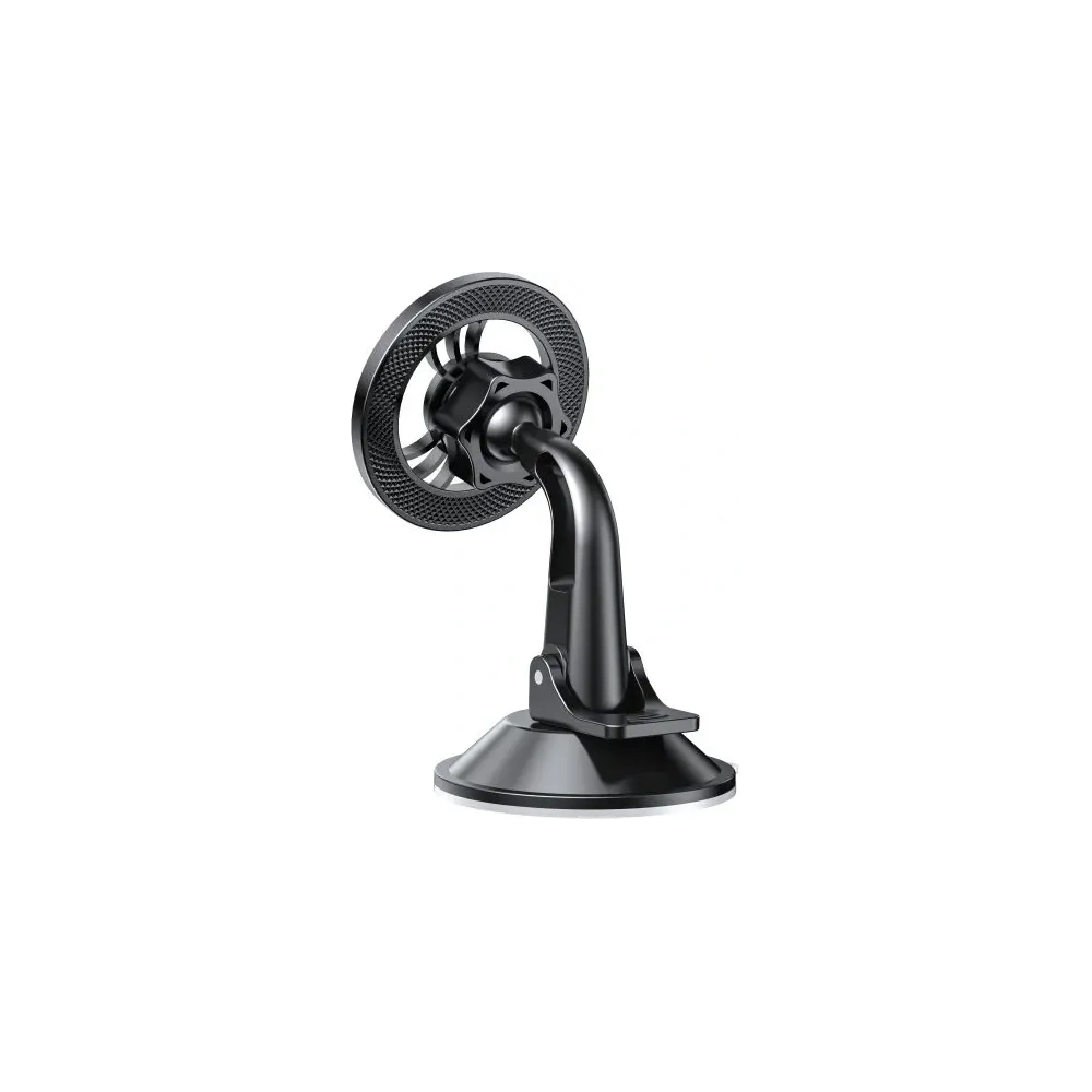 Magnetyczny uchwyt samochodowy na kokpit / szybę Tech-Protect N56 Magnetic MagSafe Dashboard Shrt Car Mount Black