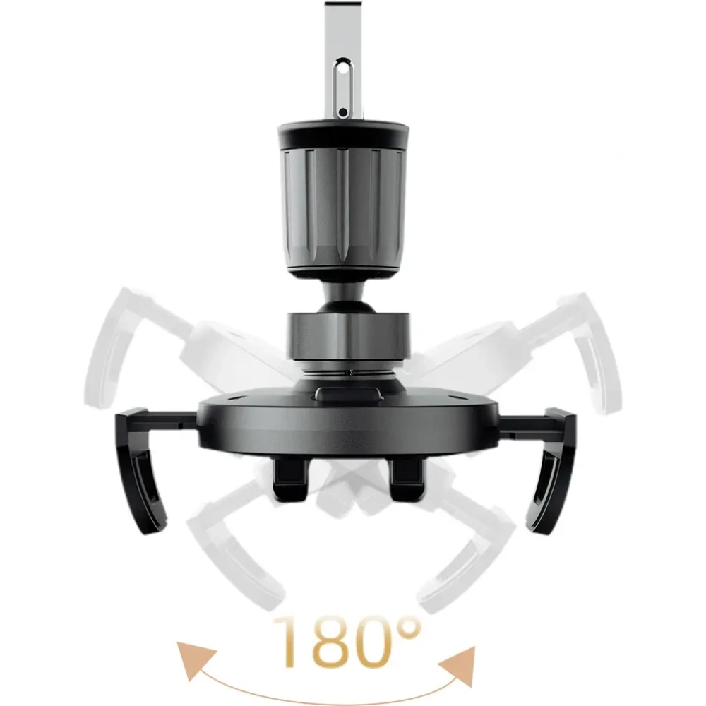 Uchwyt samochodowy do kratki Dudao F2+ zaciskowy czarny