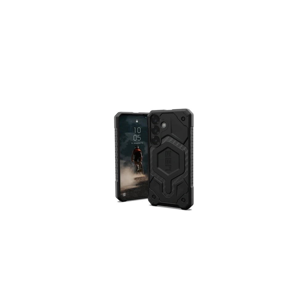 Etui UAG Urban Armor Gear Monarch Pro Samsung Galaxy S25 5G z wbudowanym modułem magnetycznym (carbon fiber)