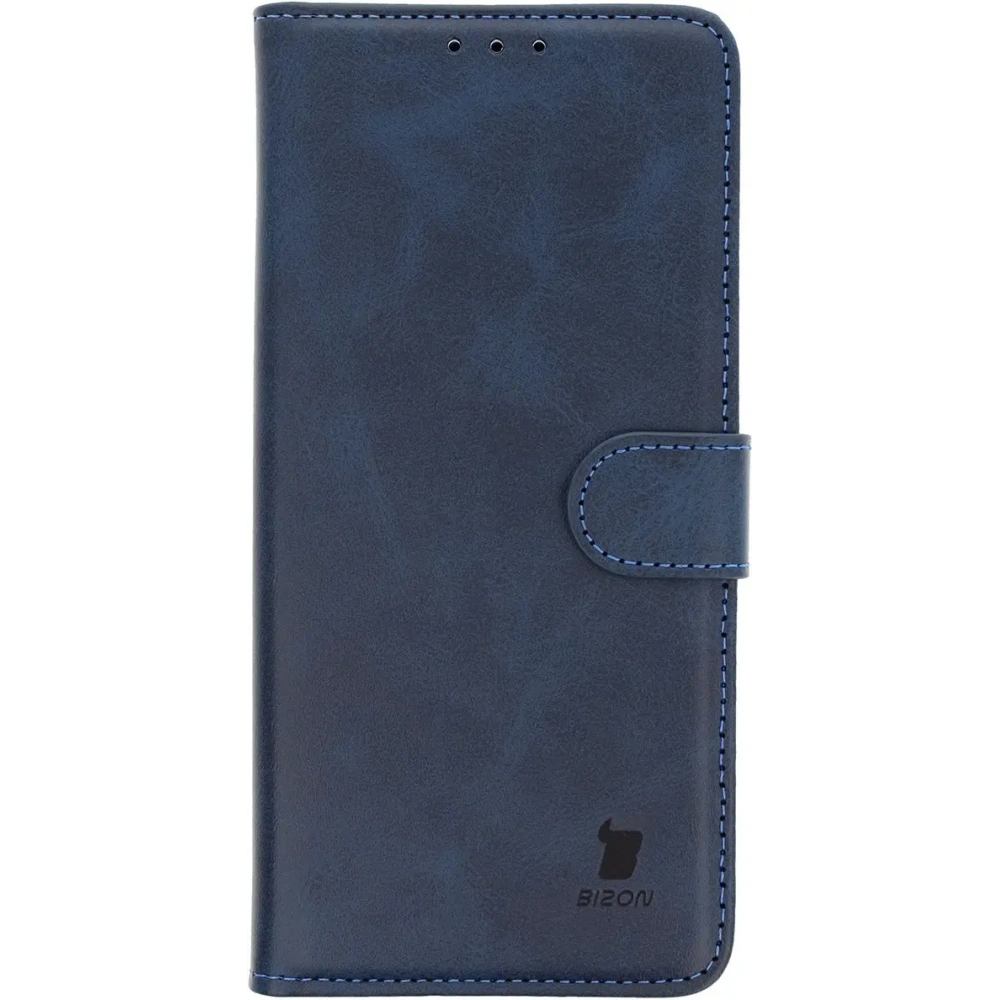 Etui z klapką Bizon Case Pocket do Honor Magic7 Pro granatowe