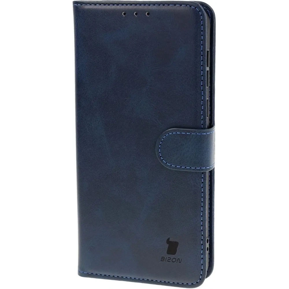 Etui z klapką Bizon Case Pocket do Honor Magic7 Pro granatowe