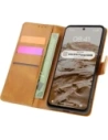 Etui z klapką Bizon Case Pocket do Motorola Moto G15 / G15 Power / G05 brązowe