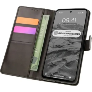 Bizon Case Pocket Motorola Moto G15 / G15 Power / G05 black