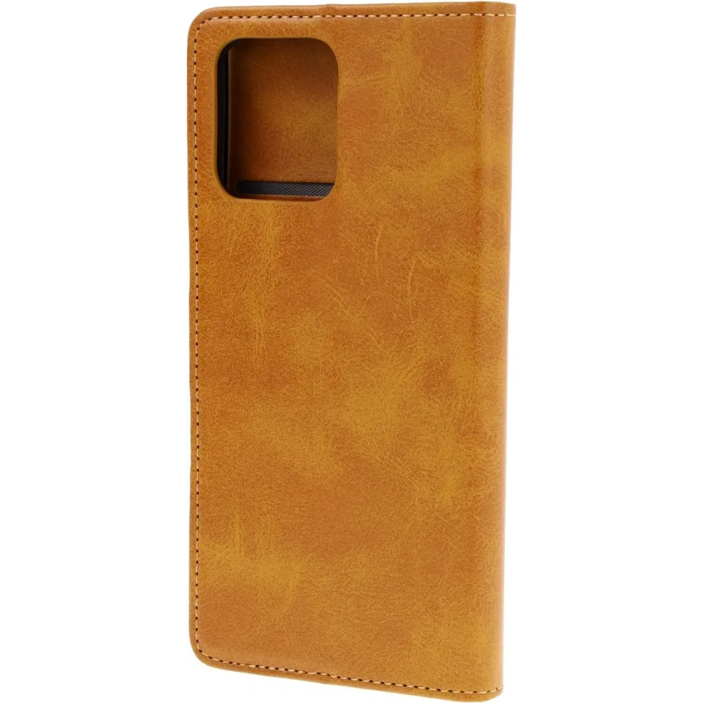 Etui z klapką Bizon Case Pocket do Motorola Moto G75 5G brązowe