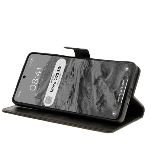 Kup Bizon Case Pocket Motorola Moto G75 5G schwarz - BIZ8351 - {ean13} - Sklep Home Screen