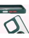 Kup Etui s úchytem na prst Bizon Case Hybrid Ring pro Motorola Moto G15 / G15 Power kouřové s tmavě zeleným rámem - BIZ8353 - {ean13} - Sklep Home Screen