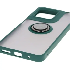 Buy Bizon Case Hybrid Ring Motorola Moto G15 / G15 Power smoky with a dark green frame - BIZ8353 - {ean13} - Home Screen Store Europe