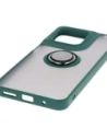Kup Etui s úchytem na prst Bizon Case Hybrid Ring pro Motorola Moto G15 / G15 Power kouřové s tmavě zeleným rámem - BIZ8353 - {ean13} - Sklep Home Screen