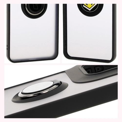 Buy Bizon Case Hybrid Ring Motorola Moto G15 / G15 Power smoky with a black frame - BIZ8354 - {ean13} - Home Screen Store Europe