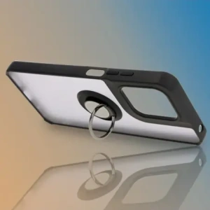 Kup Bizon Case Hybrid Ring Motorola Moto G15 / G15 Power rauchig mit einem schwarzen Rahmen - BIZ8354 - {ean13} - Sklep Home Screen