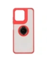 Kup Etui z uchwytem na palec Bizon Case Hybrid Ring do Motorola Moto G15 / G15 Power przydymione z czerwoną ramką - BIZ8355 - {ean13} - Sklep Home Screen