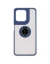 Kup Etui z uchwytem na palec Bizon Case Hybrid Ring do Motorola Moto G15 / G15 Power przydymione z granatową ramką - BIZ8356 - {ean13} - Sklep Home Screen