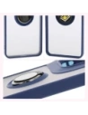 Kup Bizon Case Hybrid Ring Motorola Moto G15 / G15 Power rauchig mit einem dunkelblauen Rahmen - BIZ8356 - {ean13} - Sklep Home Screen