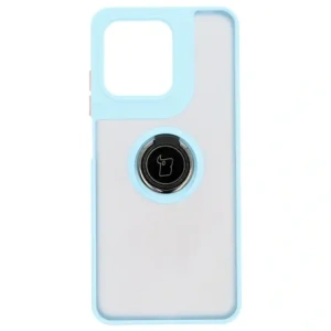 Buy Bizon Case Hybrid Ring Motorola Moto G15 / G15 Power smoky with a light blue frame - BIZ8357 - {ean13} - Home Screen Store Europe