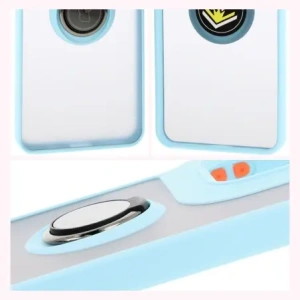 Buy Bizon Case Hybrid Ring Motorola Moto G15 / G15 Power smoky with a light blue frame - BIZ8357 - {ean13} - Home Screen Store Europe