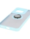 Kup Etui z uchwytem na palec Bizon Case Hybrid Ring do Motorola Moto G15 / G15 Power przydymione z jasnoniebieską ramką - BIZ8357 - {ean13} - Sklep Home Screen