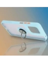 Kup Etui z uchwytem na palec Bizon Case Hybrid Ring do Motorola Moto G15 / G15 Power przydymione z jasnoniebieską ramką - BIZ8357 - {ean13} - Sklep Home Screen