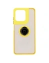 Kup Etui z uchwytem na palec Bizon Case Hybrid Ring do Motorola Moto G15 / G15 Power przydymione z żółtą ramką - BIZ8358 - {ean13} - Sklep Home Screen