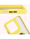 Kup Etui z uchwytem na palec Bizon Case Hybrid Ring do Motorola Moto G15 / G15 Power przydymione z żółtą ramką - BIZ8358 - {ean13} - Sklep Home Screen
