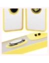 Kup Etui z uchwytem na palec Bizon Case Hybrid Ring do Motorola Moto G15 / G15 Power przydymione z żółtą ramką - BIZ8358 - {ean13} - Sklep Home Screen