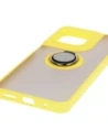 Kup Etui z uchwytem na palec Bizon Case Hybrid Ring do Motorola Moto G15 / G15 Power przydymione z żółtą ramką - BIZ8358 - {ean13} - Sklep Home Screen