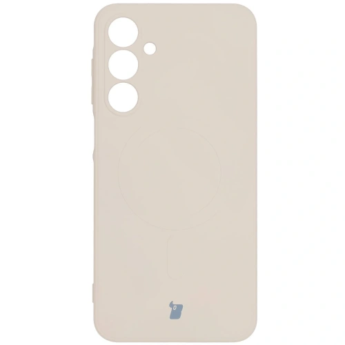 Kup Silikonowe etui z pierścieniem magnetycznym Bizon Case Silicone Magnetic Sq do Samsung Galaxy A16 4G / 5G beżowe - BIZ8359 - {ean13} - Sklep Home Screen