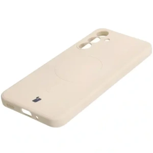 Kup Silikonové pouzdro s magnetickým kroužkem Bizon Case Silicone Magnetic Sq pro Samsung Galaxy A16 4G / 5G béžové - BIZ8359 - {ean13} - Sklep Home Screen