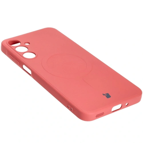 Kup Silikonowe etui z pierścieniem magnetycznym Bizon Case Silicone Magnetic Sq do Samsung Galaxy A16 4G / 5G brudnoróżowe - BIZ8360 - {ean13} - Sklep Home Screen