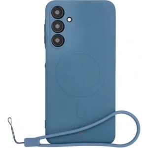Kup Silikonowe etui z pierścieniem magnetycznym Bizon Case Silicone Magnetic Sq do Samsung Galaxy A16 4G / 5G granatowe - BIZ8363 - {ean13} - Sklep Home Screen
