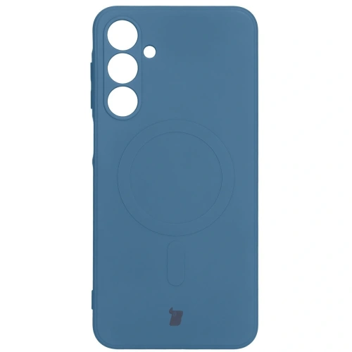 Kup Silikonové pouzdro s magnetickým kroužkem Bizon Case Silicone Magnetic Sq pro Samsung Galaxy A16 4G / 5G tmavě modré - BIZ8363 - {ean13} - Sklep Home Screen