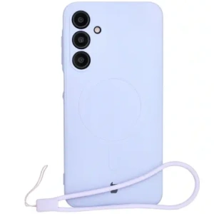 Kup Silikonowe etui z pierścieniem magnetycznym Bizon Case Silicone Magnetic Sq do Samsung Galaxy A16 4G / 5G jasnofioletowe - BIZ8364 - {ean13} - Sklep Home Screen
