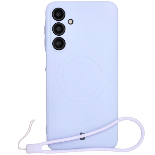 Kup Silikonowe etui z pierścieniem magnetycznym Bizon Case Silicone Magnetic Sq do Samsung Galaxy A16 4G / 5G jasnofioletowe - BIZ8364 - {ean13} - Sklep Home Screen