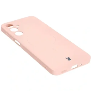 Kup Silikonowe etui z pierścieniem magnetycznym Bizon Case Silicone Magnetic Sq do Samsung Galaxy A16 4G / 5G jasnoróżowe - BIZ8365 - {ean13} - Sklep Home Screen